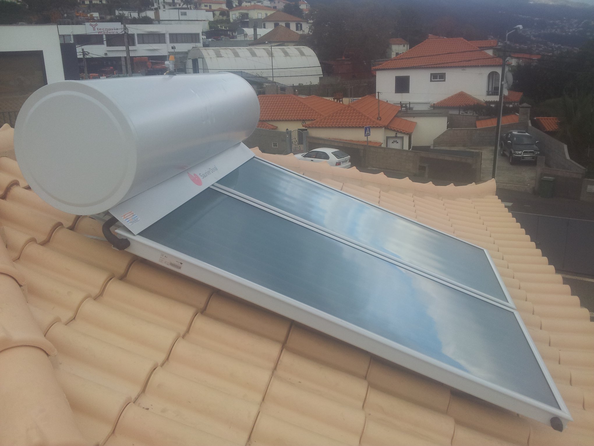 Projeto solar para água sanitária